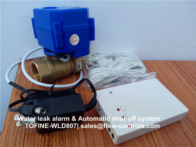Water detection alarm & Automatic cut off system