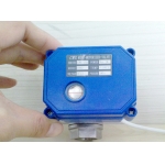 Mini electric actuated ball valve with  indicator window