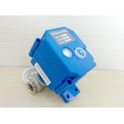 1/4" DN8 mini motorized ball valve with small bracket