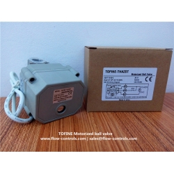 Capacitor-return 3-wire motorized ball valves