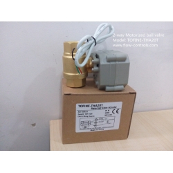 3/4" Brass DC5V 3-wire electric ball valves
