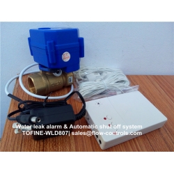 Water detection alarm & Automatic cut off system TOFINE-WLD807