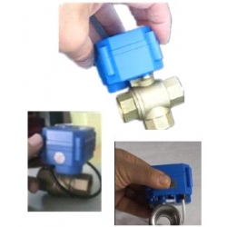 Mini 2 or 3 port motorized&electric ball valve for automatic water treatment