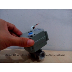 1/2 inch Stainless DC12V 3-wire CR3 02 motor driven ball valves